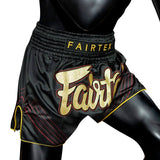 Fairtex BS1925 Muay Thai Shorts - Mr.X - schwarz/gold