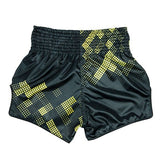 Fairtex BS1931 Muay Thai Shorts - Heart of Gold - schwarz/gold