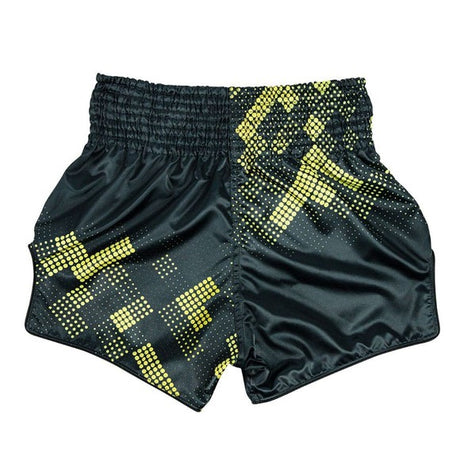 Fairtex BS1931 Muay Thai Shorts - Heart of Gold - schwarz/gold