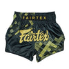 Fairtex BS1931 Muay Thai Shorts - Heart of Gold - schwarz/gold
