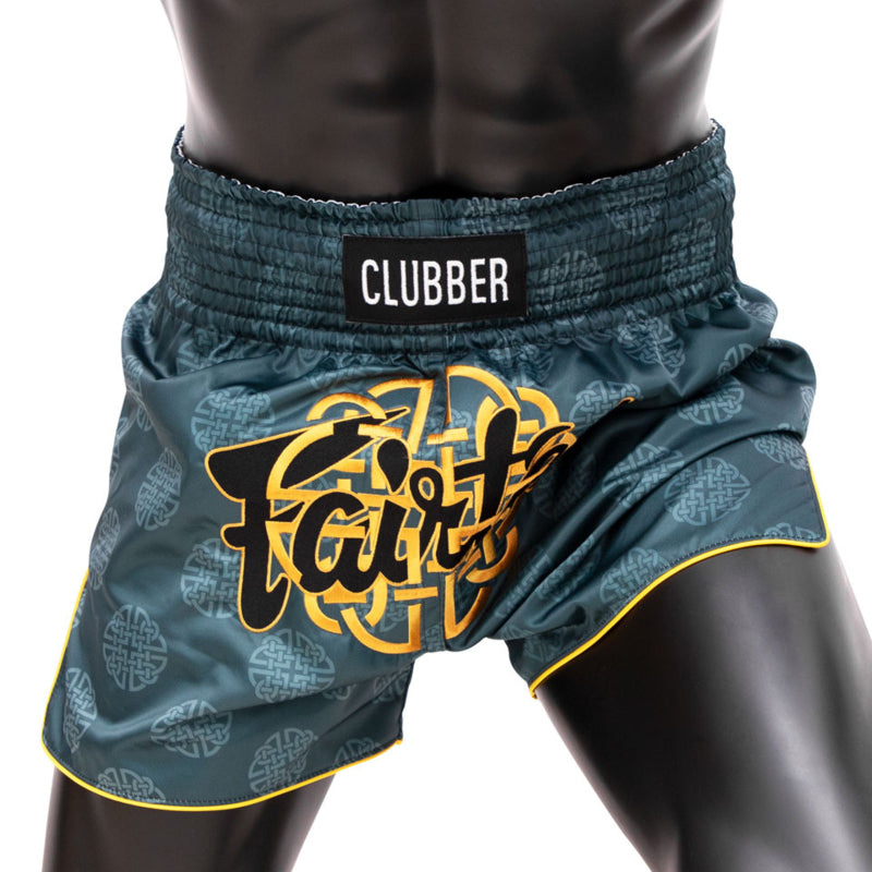 Fairtex BS1915 Muay Thai Shorts - Clubber - grün