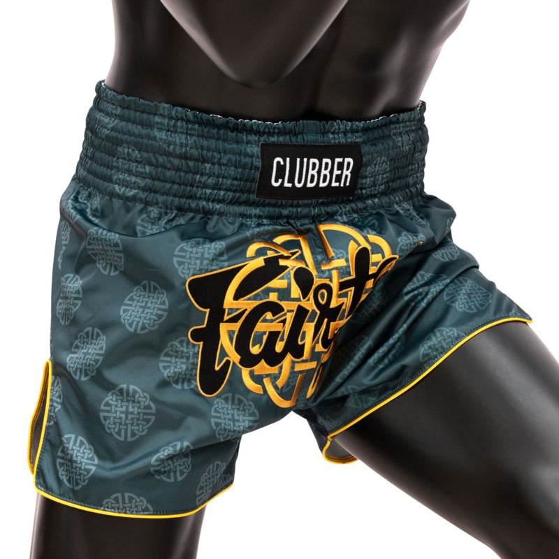 Fairtex BS1915 Muay Thai Shorts - Clubber - grün