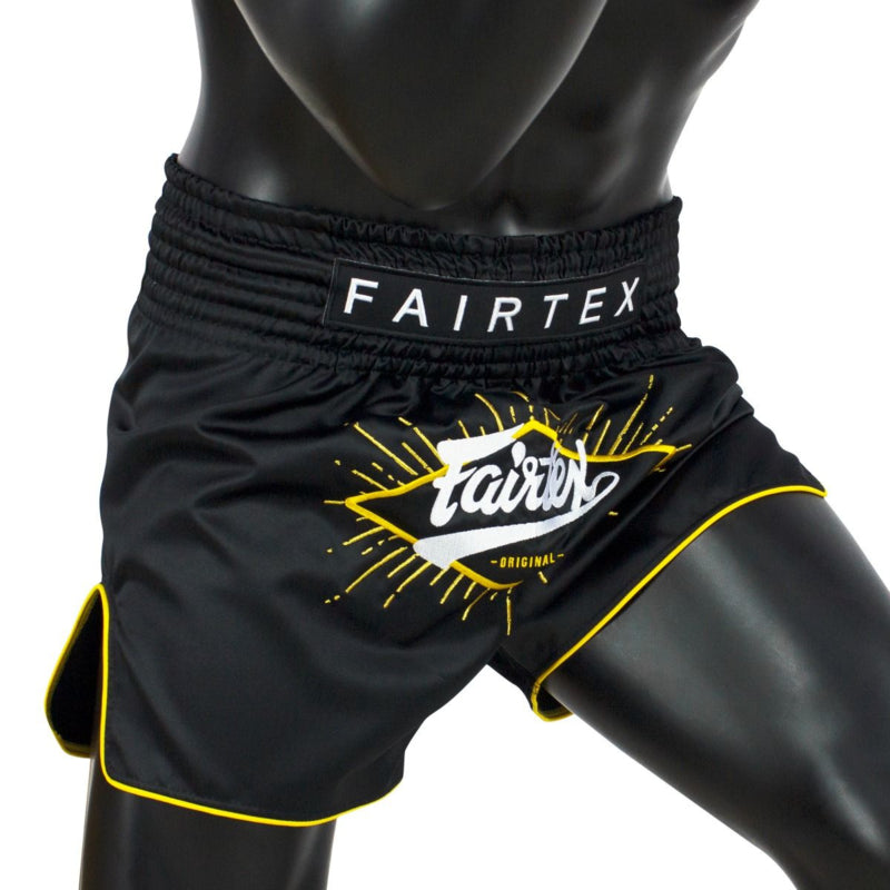 Fairtex BS1903 Muay Thai Shorts - Focus - Schwarz
