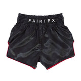 Fairtex BS1901 Muay Thai Shorts - Stealth - Schwarz