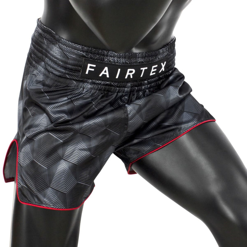 Fairtex BS1901 Muay Thai Shorts - Stealth - Schwarz