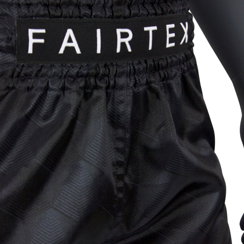 Fairtex BS1901 Muay Thai Shorts - Stealth - Schwarz