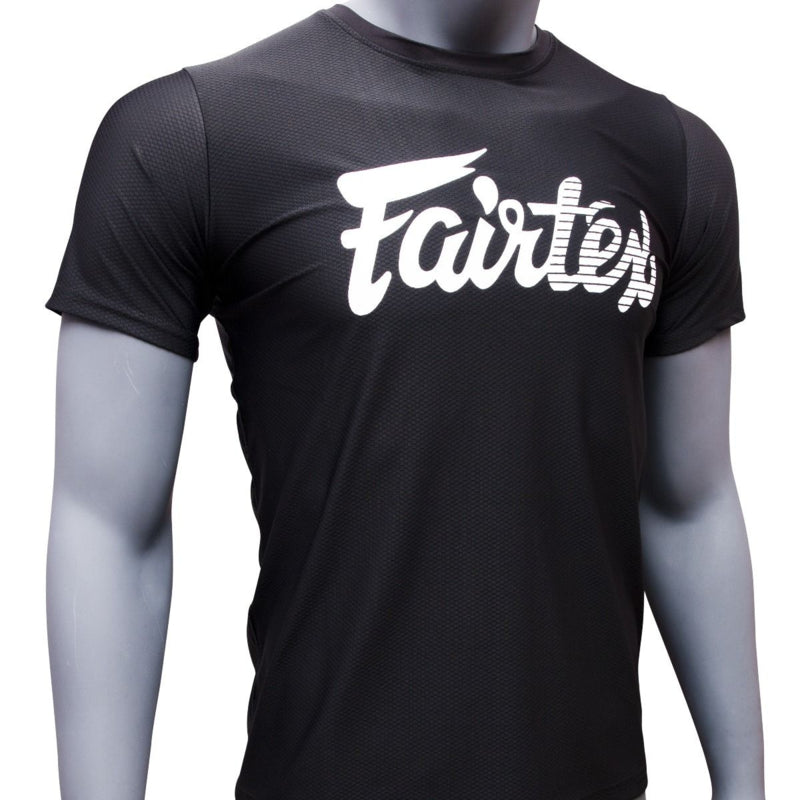 Fairtex Signature Tee - 4-Wege-Stretch - Schwarz