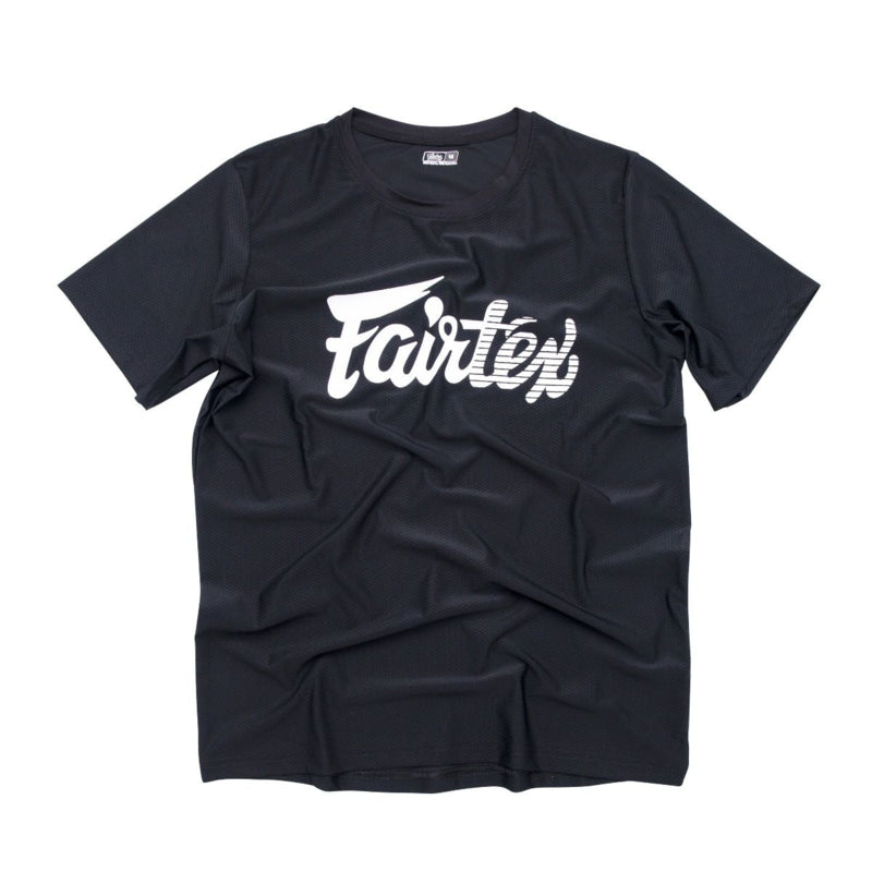 Fairtex Signature Tee - 4-Wege-Stretch - Schwarz