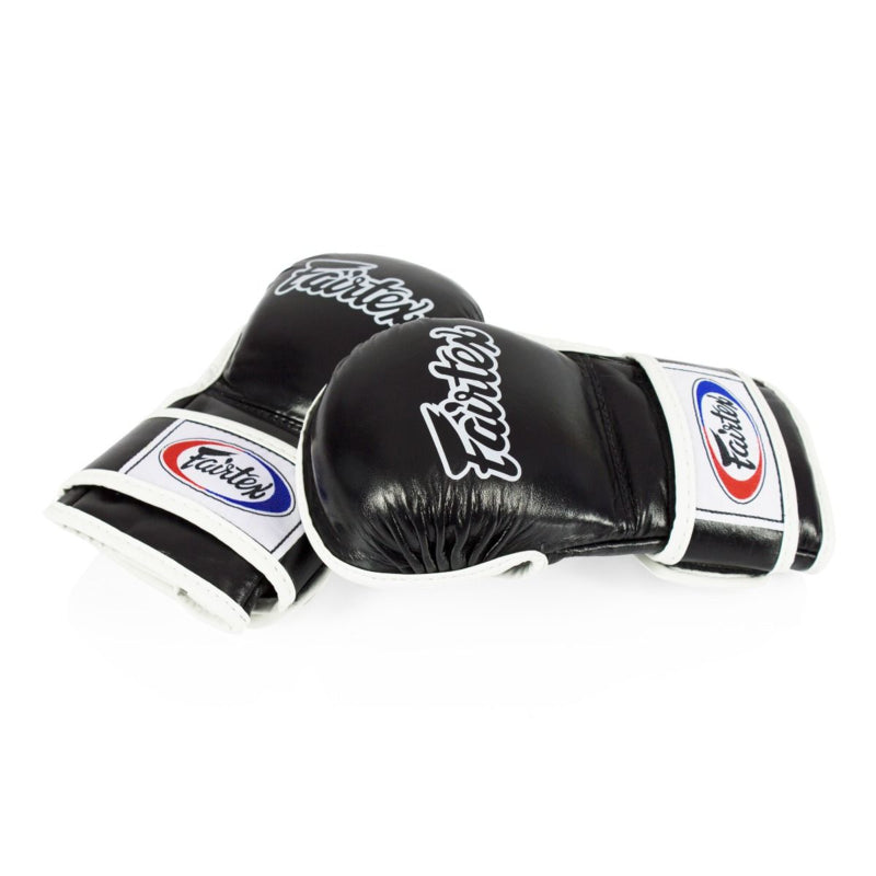 Fairtex FGV15 Sparring Handschuhe Doppelte Handgelenkschließe - Leder