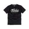 Fairtex TST148 Logo T-Shirt - Schwarz - Druck Silber