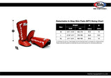 Fairtex SP7 Twister - abnehmbare Fuß- und Schienbeinschoner - Schwarz