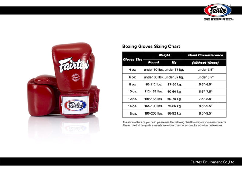 Fairtex BGV1 Universal Boxhandschuhe - "Tight-Fit" Design - Blau