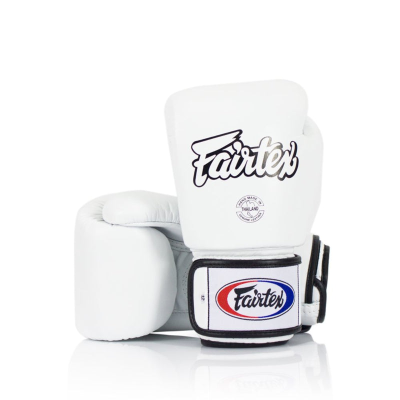 Fairtex BGV1 Universal Boxhandschuhe - "Tight-Fit" Design - Weiß