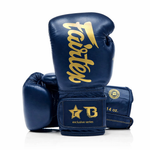 Booster X Fairtex Boxhandschuhe - BG V2 - Echtes Leder - Schwarz/Gold