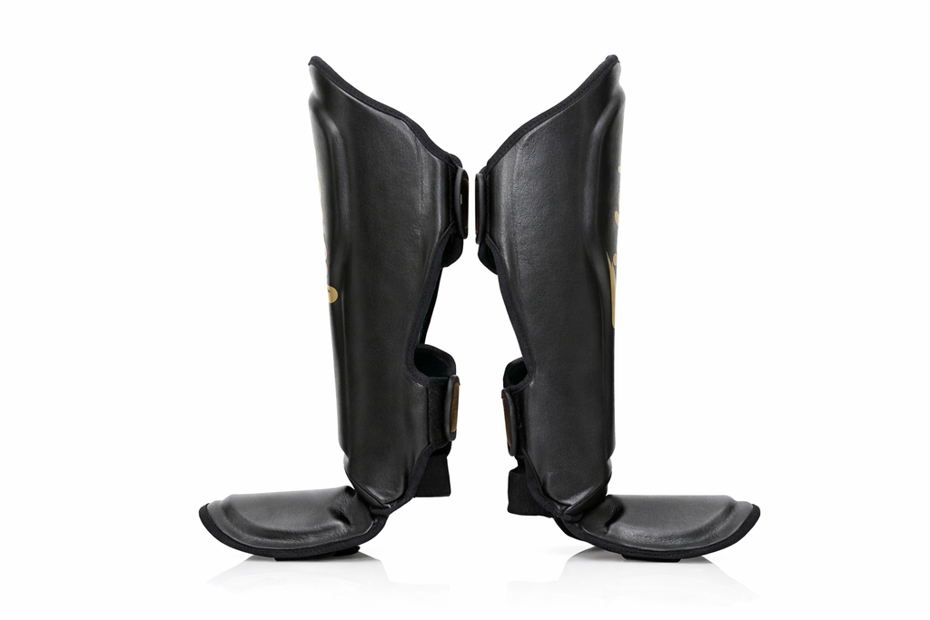 Booster X Fairtex Schienbeinschoner - FXB SG - Schwarz / Gold