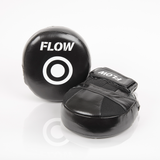 Flow Airmitts - Paar - Echt leer - Zwart/Wit