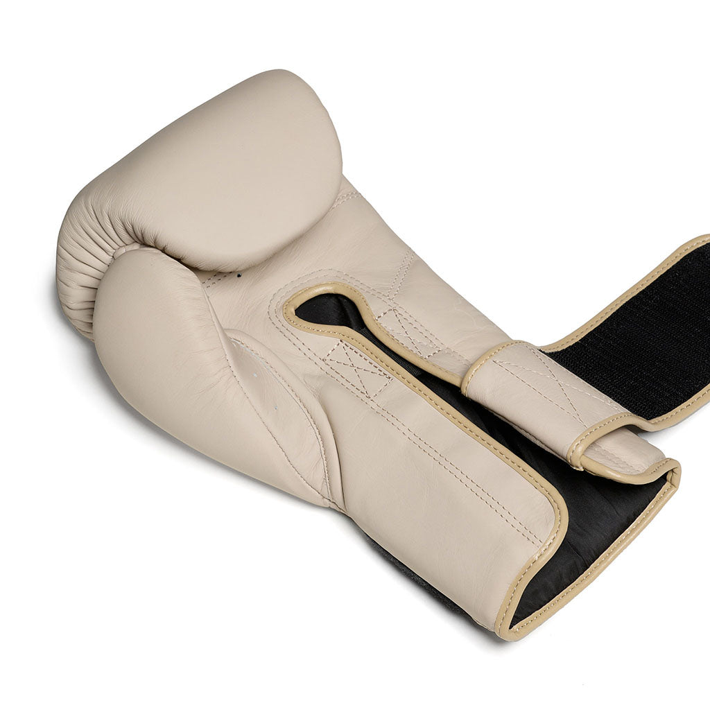 Flow - Challenge Boxhandschuhe - Echt Leder - Beige