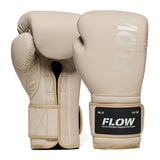 Flow - Challenge Boxhandschuhe - Echt Leder - Beige