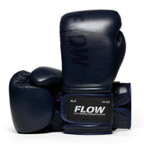 Flow - Challenge Boxhandschuhe - Echt Leder - Dunkelblau