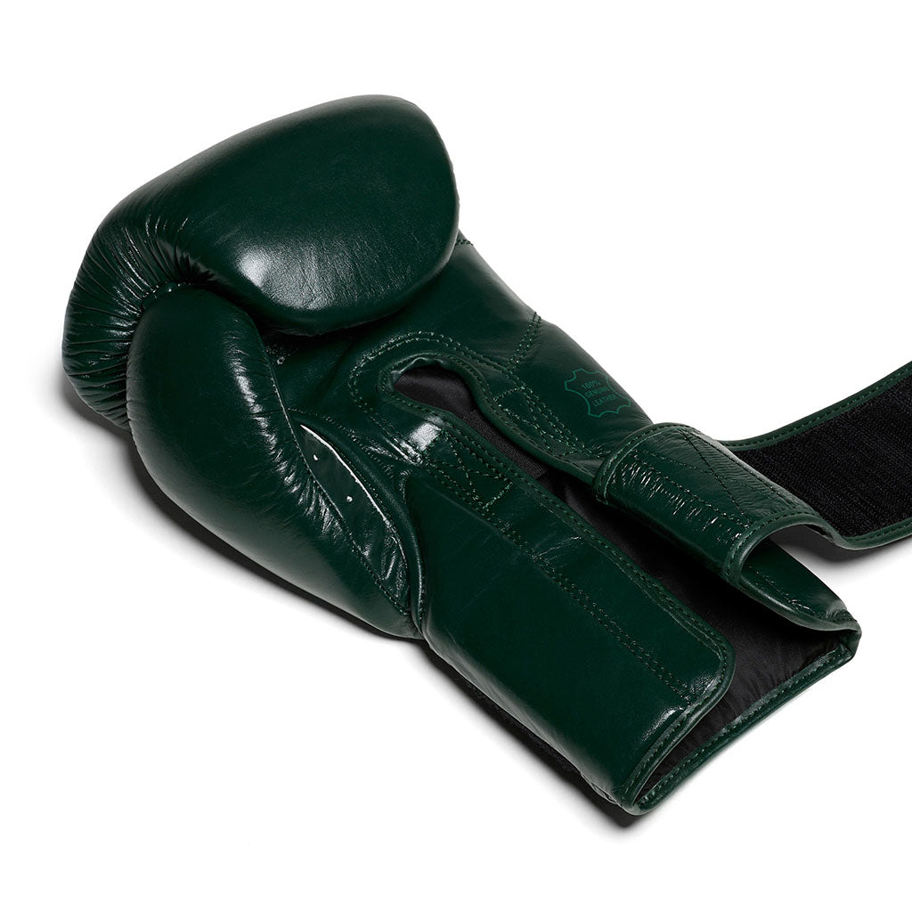 Flow - Challenge Boxhandschuhe - Echt Leder - Dunkelgrün