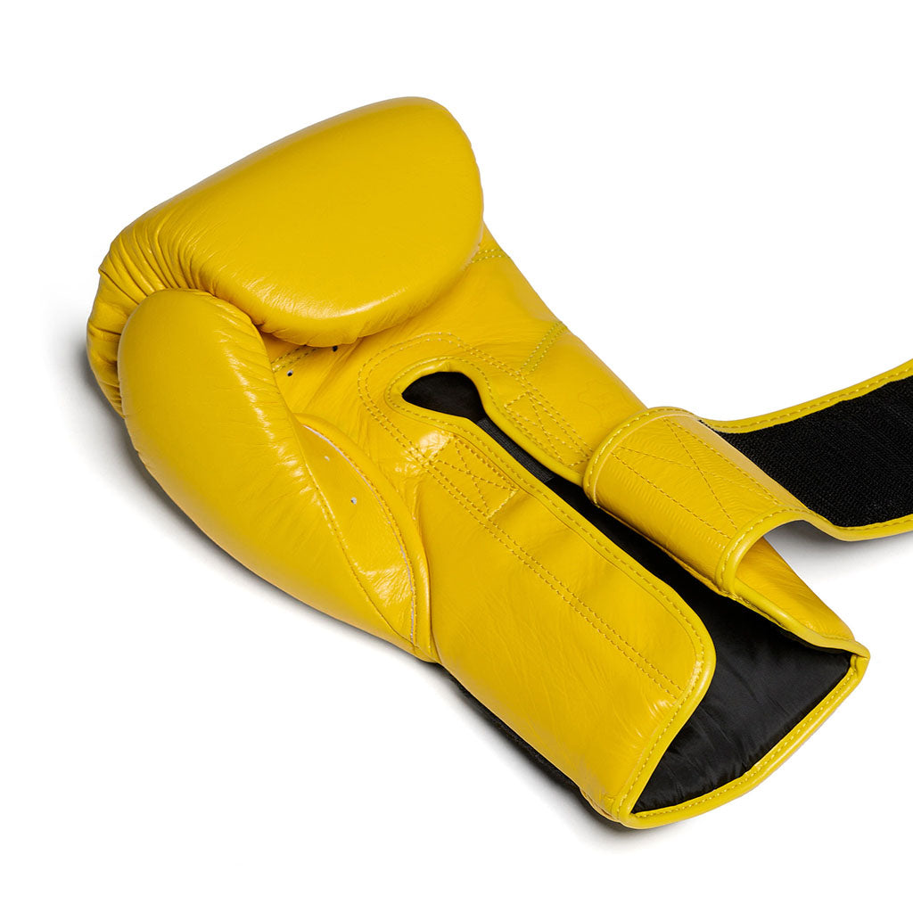 Flow - Challenge Boxhandschuhe - Echt Leder - Gelb
