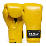 Flow - Challenge Boxhandschuhe - Echt Leder - Gelb