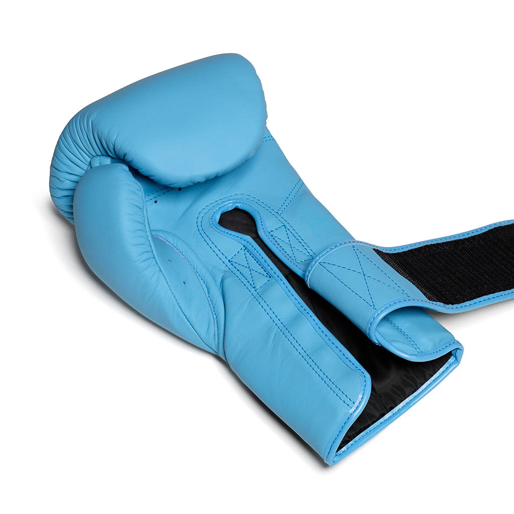 Flow - Challenge Boxhandschuhe - Echt Leder - Hellblau