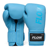 Flow - Challenge Boxhandschuhe - Echt Leder - Hellblau