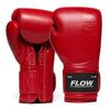 Flow - Challenge Boxhandschuhe - Echt Leder - Rot