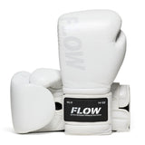Flow - Challenge Boxhandschuhe - Echt Leder - Weiß