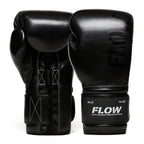 Flow - Challenge Boxhandschuhe - Echt Leder - Schwarz