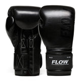 Flow - Challenge Boxhandschuhe - Echt Leder - Schwarz