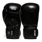 Flow Progress Boxhandschuhe - mehrlagiger Schaum - Schwarzes Rindsleder