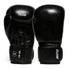 Flow Progress Boxhandschuhe - mehrlagiger Schaum - Schwarzes Rindsleder