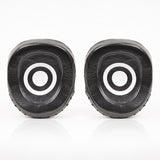 Flow Micromitts zwart/wit – slagvlak met witte richtcirkel