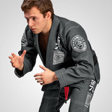 Hayabusa Goorudo 3 Gold Weave Jiu Jitsu Gi - Grau