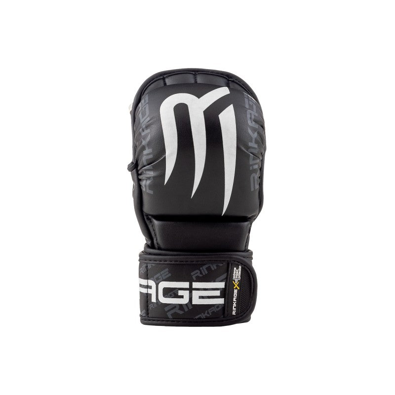 Rinkage Hades Hybride MMA Handschuhe - Schwarz