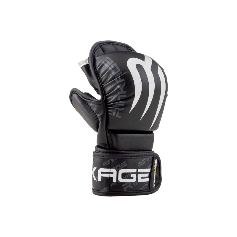 Rinkage Hades Hybride MMA Handschuhe - Schwarz