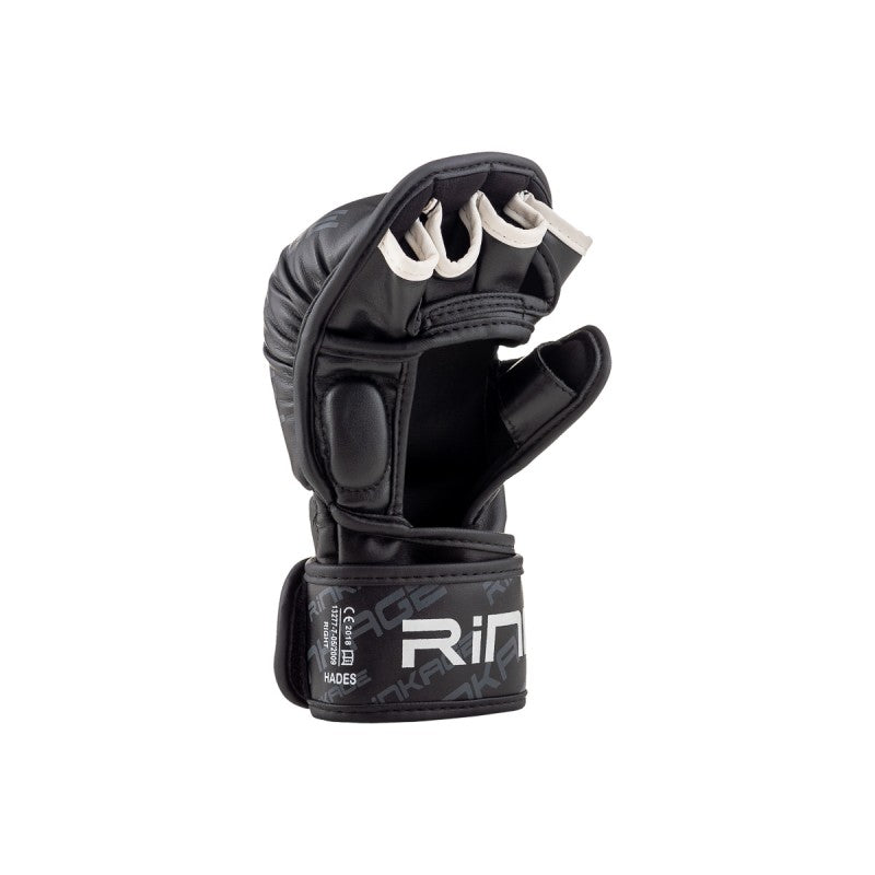 Rinkage Hades Hybride MMA Handschuhe - Schwarz