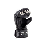 Rinkage Hades Hybride MMA Handschuhe - Schwarz