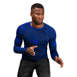 Hayabusa Arrow Ranked Langarm Rashguard - Blau