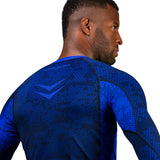 Hayabusa Arrow Ranked Langarm Rashguard - Blau