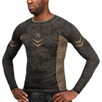 Hayabusa Arrow Ranked Langarm Rashguard - Braun