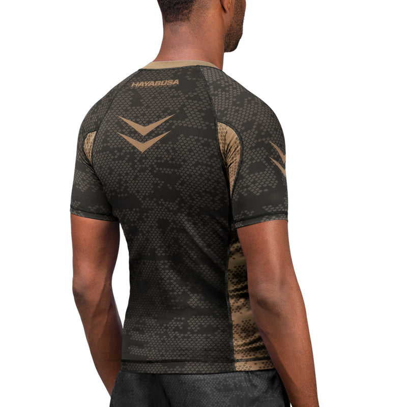 Hayabusa Arrow Ranked Langarm Rashguard - Braun