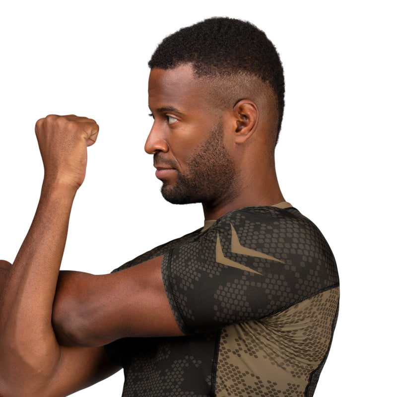 Hayabusa Arrow Ranked Langarm Rashguard - Braun