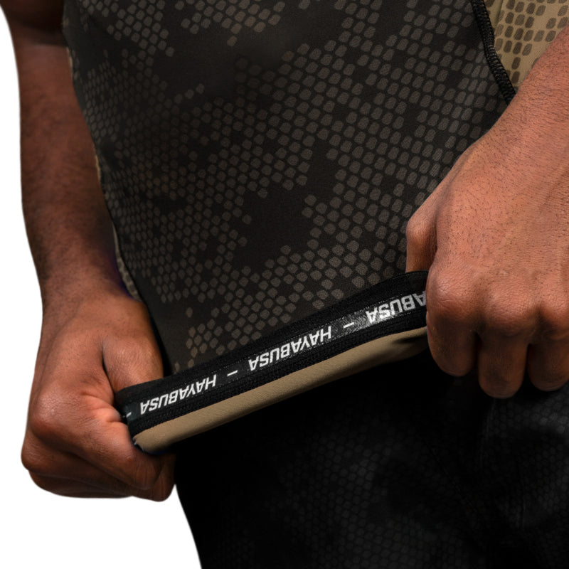 Hayabusa Arrow Ranked Langarm Rashguard - Braun