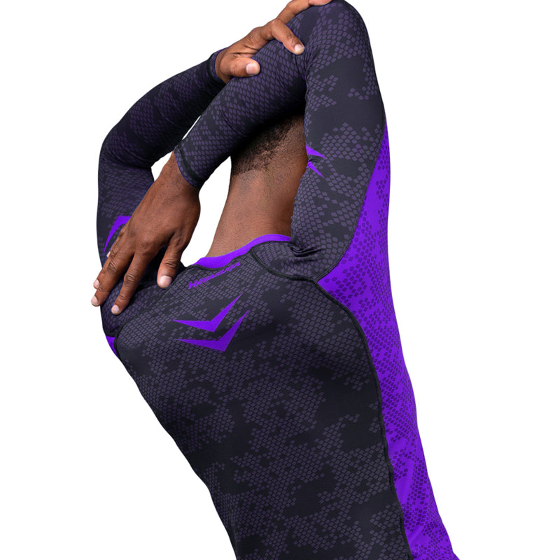 Hayabusa Arrow Ranked Langarm Rashguard - Lila