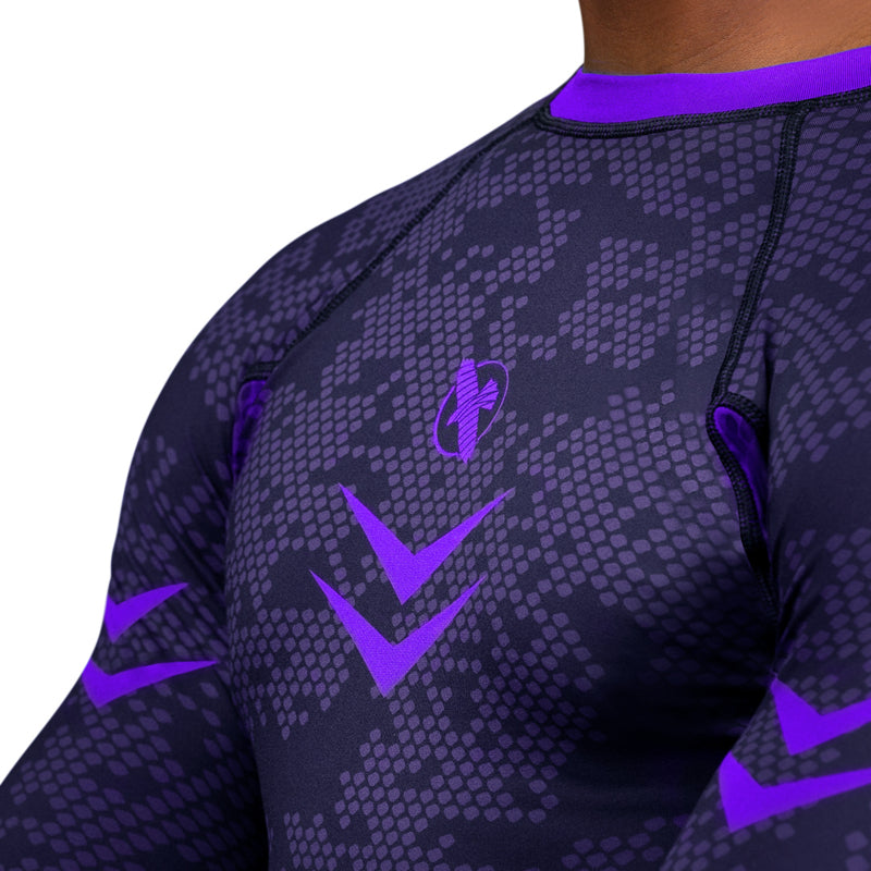 Hayabusa Arrow Ranked Kurzarm Rashguard - Lila