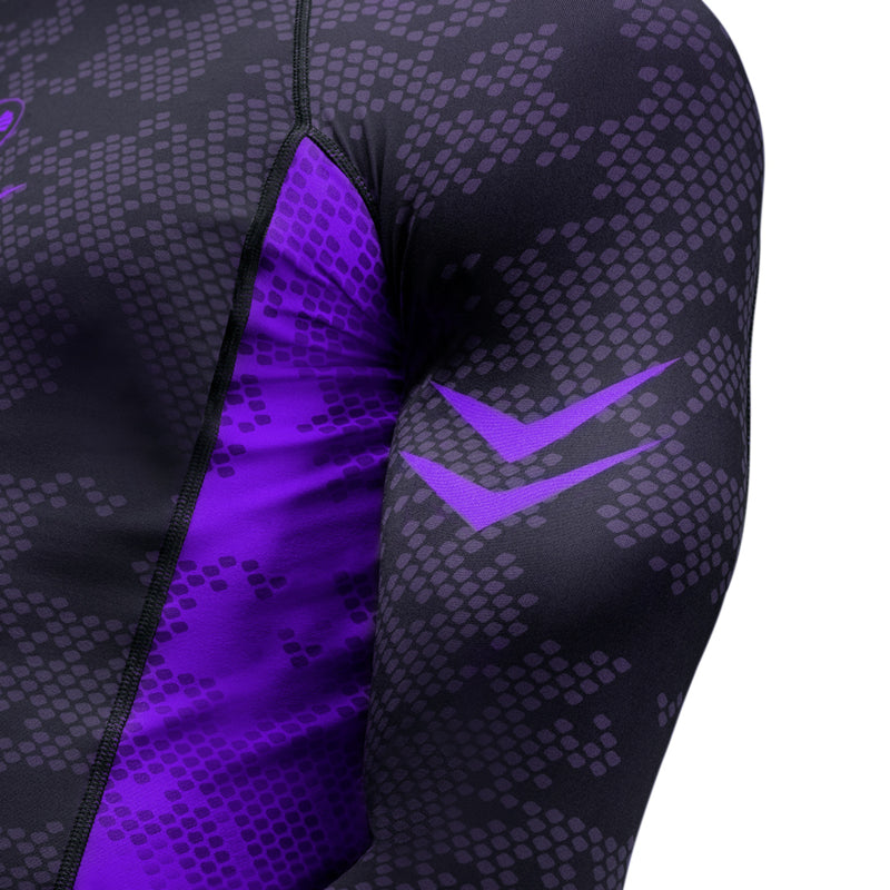 Hayabusa Arrow Ranked Langarm Rashguard - Lila