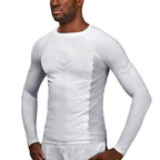 Hayabusa Arrow Ranked Langarm Rashguard - Weiß